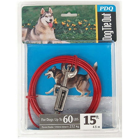 Boss Pet Q3515 SPG 99 15' Large Dog Cable Tie-Out