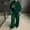 Set-A61Green, variant on Gamivast Men's Oversized 2 Piece Set Solid Crewneck Sweatshirt and Wide Leg Pants Soft Lounge Outfit for Casual Daily Streetwear Hip Hop Dance Suits