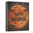 thumbnail image 2 of Orange Full Moon 3 Ring Hardcover Binders 1.5in Round Rings for Letter-Size Folder Paper Organizer Pockets for Office Student Recipe, 2 of 9