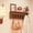 Tray-walnut, variant on Wall Mounted Coat RackHooks Piano Key Hangers Natural Solid Wood Hanger Non-Woven Fabric Clothes Hangers for Closet, Kitchen, Bedroom, Bathroom, Entryway (Walnut, 6 Hooks)