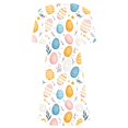 thumbnail image 5 of Viikei Womens Summer Dresses under $10,Women's Fashion Round-Neck Short Sleeved Printed Pullover Dress Multicolor M, 5 of 5