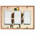 thumbnail image 1 of Metal Light Switch Plate Cover Countryside Cow Pig Chicken Animal Farm ANM006, 1 of 13
