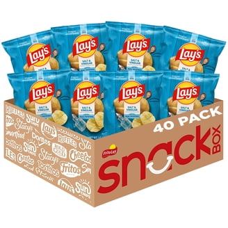 Lay's Classic Potato Chips, 40g Vending Size, 40-Pack Case
