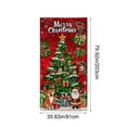 thumbnail image 3 of Taicans ‌Winter Wonderland Gnome & Tree Christmas Door Cover - 35.83"x79.92" Waterproof Reusable Holiday Decor for Front Door/Garage (Indoor/Outdoor Use) - Easy Install Festive Holiday Decorations, 3 of 6