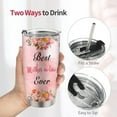 thumbnail image 4 of Best Mother In Law Ever Gifts from Daughter Son in Law，Stainless Steel Coffee Tumbler 20oz, Birthday Gifts for Future Mother in Law, Mother in Law Gifts Ideas for Mothers Day, 4 of 6