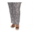 thumbnail image 3 of Michael Kors Women's Zebra Linen Cargo Pants Black Size 2X, 3 of 3