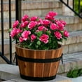 thumbnail image 2 of Fegute Artificial Azalea Flowers Plastic Faux Greenery Indoor Outdoor Decoration Wedding Party Shrubs Home Garden 35cm Vibrant Colors, 2 of 6