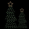 thumbnail image 5 of UBesGoo 2 pcs LED Metal Christmas Trees, Multicolor Lighted Decor for Indoor Outdoor Use, 5 of 8