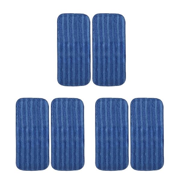 Paños de limpieza dobles secos y húmedos Injueey 6 unids/set alta absorción de agua y manchas fuertes azul