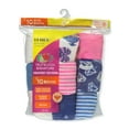 thumbnail image 2 of Fruit of the Loom Girls' 10-Pack Bikini Panties Underwear - multi, 10 (Big Girls), 2 of 2