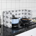 thumbnail image 3 of QenASHaing Oil Splash Guard for Stove, Foldable Aluminum Foil Splatter Guard for Gas Stove, Kitchen Cooking, High Temperature Resistance, 3 of 9