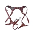 thumbnail image 1 of VONKY Leather Camera Shoulder Strap Adjustable DSLR Camera Belt Camera Harness Double Shoulders Strap, 1 of 7