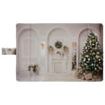 thumbnail image 4 of PKQWTM Hall Fireplace Arches Mirrors Christmas Wreath Tree Book Cover Book Protector Book Sleeve Book Pouch Book Bag 6x9 inch, 4 of 4