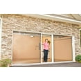 thumbnail image 3 of Lifestyle Screens Garage Door Screen; 16’ W x 8' H; Black Frame; Black 17x20 PVC-coated Polyester Fabric; with Passage Door, 3 of 6
