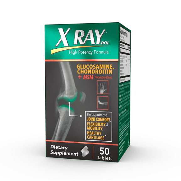 X Ray Dol Glucosamine Chondroitin   MSM  for Join Pain over-the-Counter Tablets , 50 Count