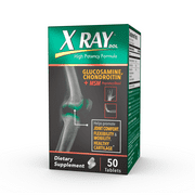 X Ray Dol Glucosamine Chondroitin + MSM Over-the-Counter Joint Tablets , 50 Count