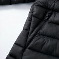 thumbnail image 4 of Jalioing Puffer Jacket for Kids Winter Lightweight Long Sleeve Zipper Up Thermal Coat Solid Color Hooded Puffy Outerwear, 4 of 7