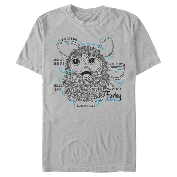 Men's Furby Anatomy Graphic T-Shirt