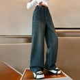 thumbnail image 7 of Gubotare Kids Cargo Pants Girls Baby Girl Boy Jeans,Little Kid Elastic Ripped Denim Jeans Pants 4T 5T (Blue,4-5 Years), 7 of 7