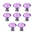 thumbnail image 1 of 8pcs Crystal Knobs For Furniture Easy-to-install Wide Range Of Applications Kitchen Cabinet Handle, 1 of 6