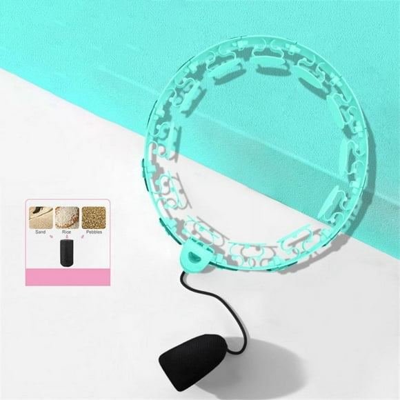 Intelligent Sport Hoop Removable Thin Waist Exercise Hoop Home Training Fitness Green