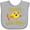 AC-Heather Grey, variant on Inktastic Mama's Little Guppy Cute Yellow Fish Boys or Girls Baby Bib