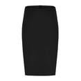 thumbnail image 5 of Gbsyewxs Womens Skirts Midi High Waist Solid Color Pencil Skirt Zipper Slim Business Women'S Skirts Black, 5 of 8