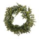 thumbnail image 4 of Guirnalda de artificiales, corona de vegetación de 16 pulgadas, redonda para la puerta principal del hogar, interior al aire libre, Estilo A Macarena Guirnalda de hojas verdes, 4 of 8