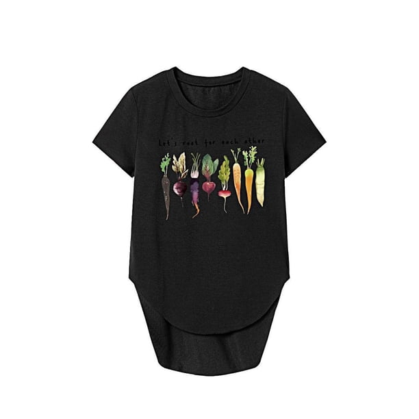 Camiseta para mujer Camiseta básica Camiseta ligera simple con cuello redondo para oficina de trabajo M
