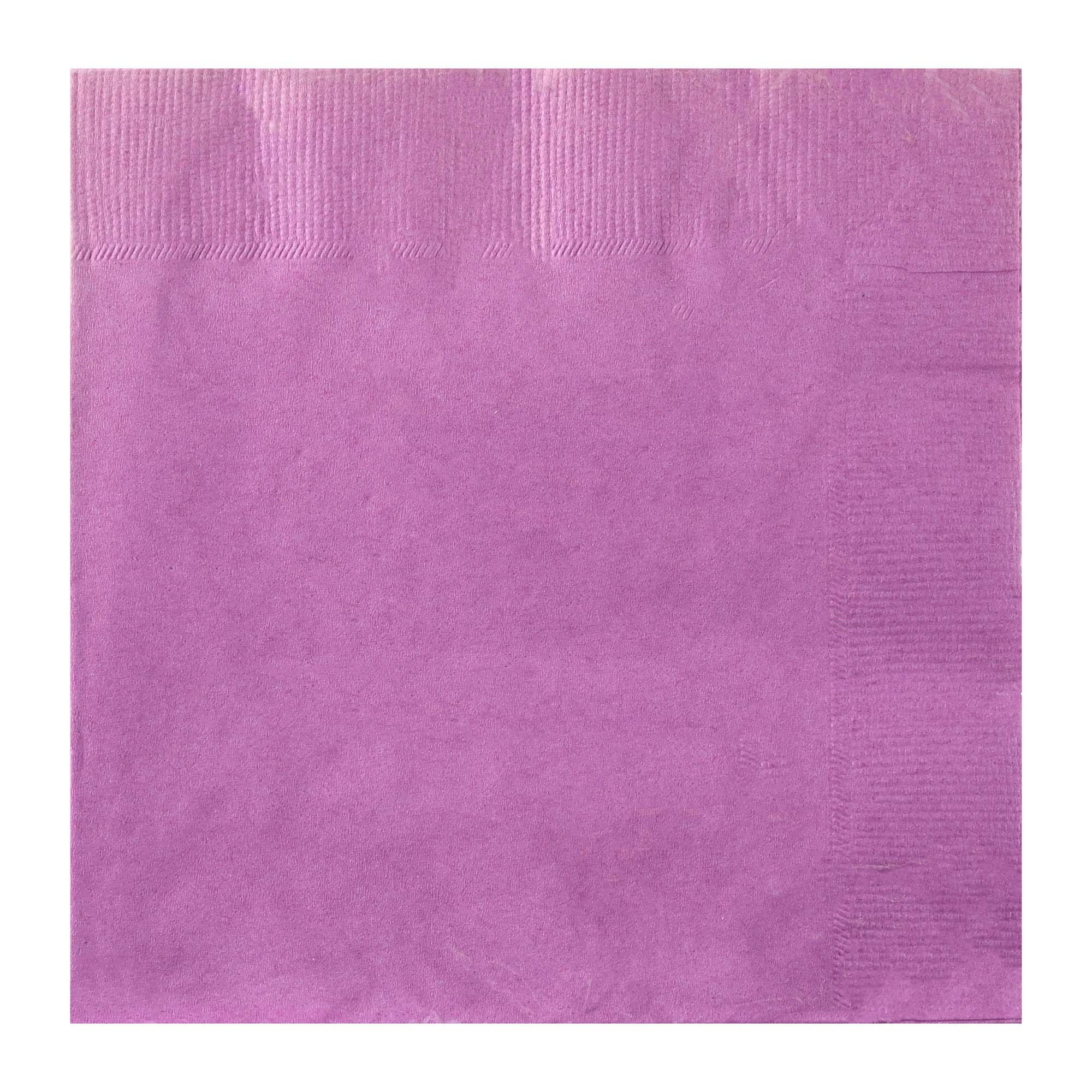 Paper Luncheon Napkins, 6.5 in, Purple, 20ct
