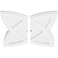 thumbnail image 2 of 24"OD x 1"ID x 9"C x 1"P Cosmo Architectural Grade PVC Contemporary Ceiling Medallion, Two Piece, 2 of 11