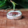 thumbnail image 3 of Pink Rose Quartz Ring, 925 Silver Ring, Band Ring, Statement Ring, Men's Signet Ring, Boho Jewelry, Handmade Jewelry, Square Cut Gemstone**, 3 of 9