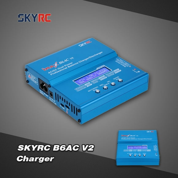 SKYRC Original SKYRC B6AC V2 50W LiPo LiFe LiIon NiMH NiCd Battery Charger Discharger