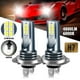 thumbnail image 2 of 4x H7 Led Headlight Bulb Kit High Low Beam 220w 60000lm Super Bright 6000k White, 2 of 4