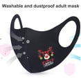 thumbnail image 3 of Langgg Christmas-Themed Cosplay Facial Mask Dustproof Elastic Ear Wearing Face Cover with Filter Type B, 3 of 7