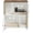 White, variant on Historyli Double Layer Cat Litter Box Enclosure-Hidden Cat Litter Cabinet with Scratching Post and Litter Mat-Wooden Washroom Furniture with Door,Fit Most of Litter Box