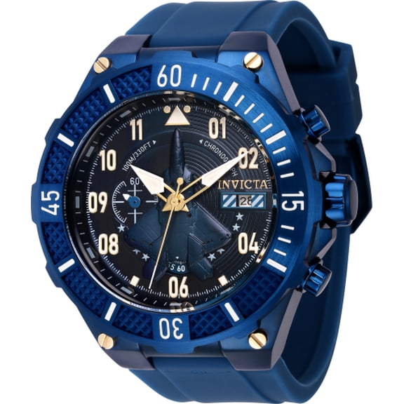 Invicta Men's Aviator Blue Dial Watch - 39893