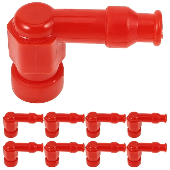 Raindrops 10Pcs Iron Spark Plug Cap for Scooter Improved Efficiency and Performance