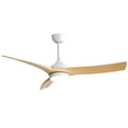 thumbnail image 4 of Sofucor 52 Inch Ceiling Fans with Lights Remote Control, Modern Outdoor Ceiling Fan with Light, Airflow 6000CFM 3 CCT Dimmable 3-Timer ABS 3 Blades, 4 of 12