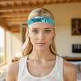 thumbnail image 6 of Unique Bargains 1 Pc Durable Headband Dancing Sequins Headband for Sport Blue, 6 of 6