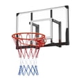 thumbnail image 6 of Dranite Wall Mounted Basketball Hoop, 44-Inch Shatter-Proof Polycarbonate Backboard, Heavy-Duty Steel Frame Outdoor Basketball Hoop System with 0.08-Inch Thickened Backboard, 6 of 6