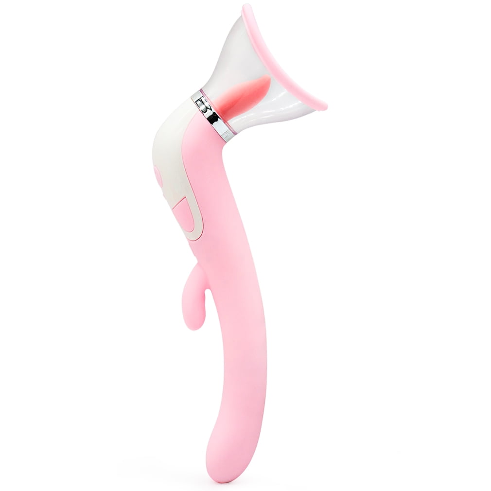 Clitoris G-spot Stimulating Sucking Vibrator, Multi Sucking and Licking Modes Female Sex Adult Toys for Women, G Spot Clitoral Licker Vibrating Massaging Stick