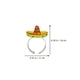 thumbnail image 2 of sombreros de sombrero,6pcs Sombrero Diadas Fiesta de la fiesta mexicana con decoraciones de banda para la cabeza del festival de diadema FRCOLOR Hogar14162664, 2 of 7