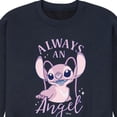thumbnail image 3 of Disney - Lilo & Stitch - Always An Angel - Men's Crew Neck Fleece Pullover, 3 of 5
