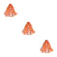 thumbnail image 3 of Guardoinrt Cloth Floral Print Scarf Soft Breathable And Lightweight Portable For Versatile Easy Matching orange 3Set, 3 of 6