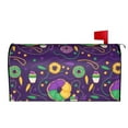 thumbnail image 2 of Xecao Mardi Gras and Donuts for Mailbox Cover with Magnetic Strips, Waterproof and Sunscreen, Adds a Decorative Touch to Your Garden Yard., 2 of 9