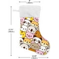 thumbnail image 7 of SKYSONIC Christmas Stockings 2PCS,Cute Baby Animals Big Xmas Stockings Gift Decorations and Party Supplies,Used for Fireplace Decoration Socks Christmas Tree Decoration, 7 of 7