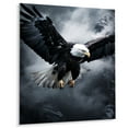 thumbnail image 2 of Designart "Ealge beautyful Soar Eagle" Animals Eagle Metal Wall Art Prints, 2 of 5