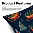 thumbnail image 2 of Christmas sled Velvet Throw Pillow Covers Inserts in 16x16, 18x18, and 20x20 Inches - Set of 2 - Unique Patterns for Throw Pillow Covers for All Occasions, 2 of 6