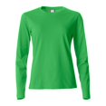 thumbnail image 1 of Clique - Camiseta Basic de Manga Larga para Mujer (Verde Manzana), 1 of 4
